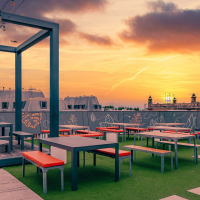 MODELLO - Rooftop party