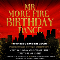 Mr More fire birthday dance