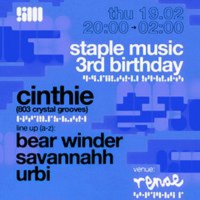 Staple Music 3rd Birthday