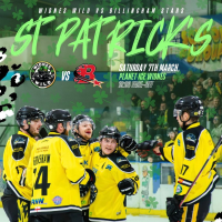 Widnes Wild vs Billingham Stars Ice Hockey Game - Sat 7th March