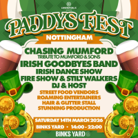 Paddy's Fest LAST 200 TICKETS| Binks Yard