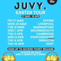 JUVY Under 18s - Easter Tour - Weds 8th April - STAFFORDSHIRE