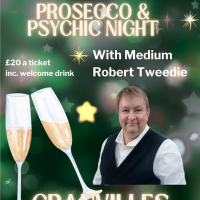 Granvilles Prosecco & Psychic Evening with Medium Robert Tweedie