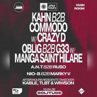 After Hours presents: Kahn b2b Commodo with Crazy D