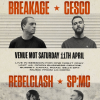 Breakage, SP:MC, Cesco, Rebel Clash - Venue MOT
