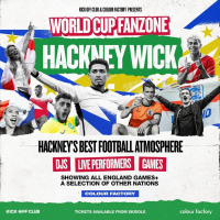 Hackney Wick Fanzone: England vs Panama