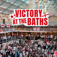 Victory at the Baths: England World Cup Round of 32 Fanzone