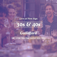 30s&40s Singles Night Guildford|Love at First Sign