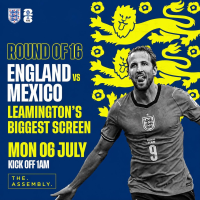 ENGLAND VS MEXICO Free Entry Tickets