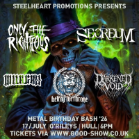 Jani's Birthday Bash IV with Only The Righteous, Secreum & more