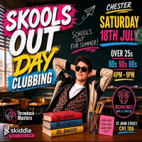 Throwback Masters Chester Over 25s Skools Out Day Clubbing