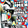 Coyote Men, Howlin' Bones + El Nico -Live @ Billy's (Nottingham)