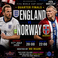 FIFA World Cup 2026 - England vs Norway (Quarter Final)