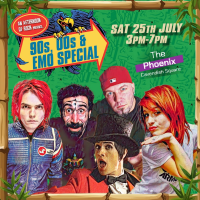 An Afternoon of Emo &amp; 90s, 00s Rock Daytime Special (3pm-7pm)