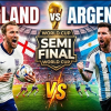 England World Cup Semi Final Garden Screening