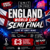 England World Cup Semi Final LIVE - All Ages Welcome