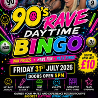 90s Rave Daytime Bingo /