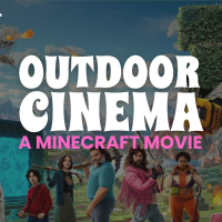 Family Outdoor Cinema - A MINECRAFT MOVIE