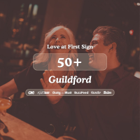 50+ Singles Night Guildford|Love at First Sign