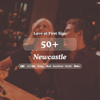 50+ Singles Night Bar Newcastle| Love at First Sign