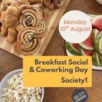 Breakfast Social and Coworking Day: August