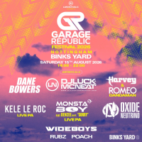 Garage Republic Outdoor Festival 2026 | Binks Yard