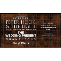 Interzone - Ft Peter Hook & The Light, The Wedding Present, Chameleons