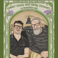 Spider Stacy and Nicky Stewart in conversation with Jules Boyle
