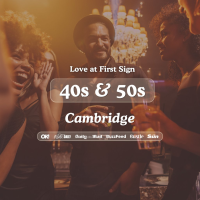 40s & 50s Singles Night @Revolution Cambridge|Love at First Sign