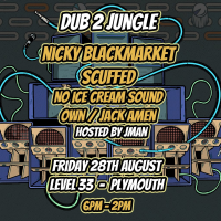 Dub 2 Jungle: Nicky Blackmarket + Scuffed + No Ice Cream Sound