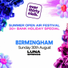 OVER 30's CLUB - Bank Hol Open Air Festival Bham