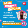 Bank Holiday Bargain Clacton on Sea 31/08