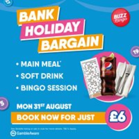 Bank Holiday Bargain Lincoln 31/08