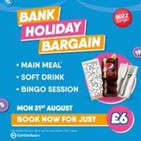 Bank Holiday Bargain Blackburn 31/08