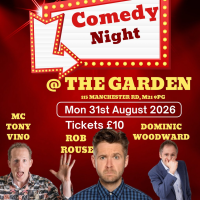 Comedy Night Mon 31st August 2026