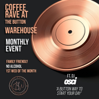 Button Before Breakfast Coffee Rave September
