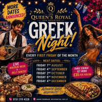 GREEK NIGHT| Live Bouzouki, Belly Dancer &amp; 3-Course Greek Feast