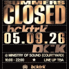 Bcktrk Presents: Summers Closed.