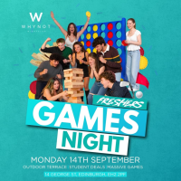 GAMES NIGHT | Edinburgh Freshers 2026 | Why Not Nightclub