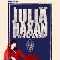 DJ Julia Haxan is taking over Vault 17 - FREE