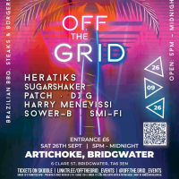 OFF THE GRID| Sat 26th Sept | Artichoke