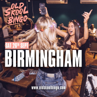 Old Skool Bingo Sat 26th Sep