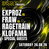 Second Speed: Klofama, Exproz, Fraw, Ragetrain + special guests