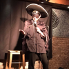 Live podcast with a professional comedian