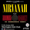 NIRVANAH &amp; SOUNDS GARDEN - Warrington - Fri 9th Oct - Tributes